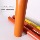 Foam Filled Glass Fibre Tube For Hot Line Tools / Epoxy Fiberglass Insulation Pipe