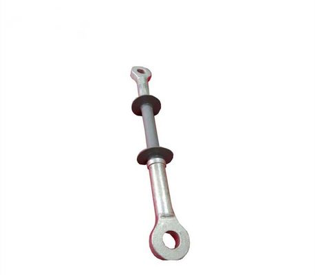 High Voltage Gray Railroad Insulator Overhead Silicon Railway Composite Rail Catenary Insulator