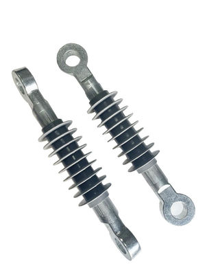 High Voltage Gray Railroad Insulator Overhead Silicon Railway Composite Rail Catenary Insulator
